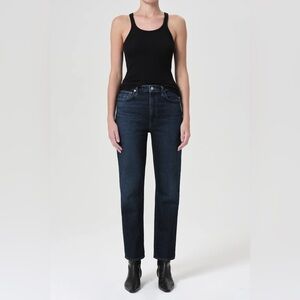 AGOLDE HIGH RISE STOVEPIPE JEANS